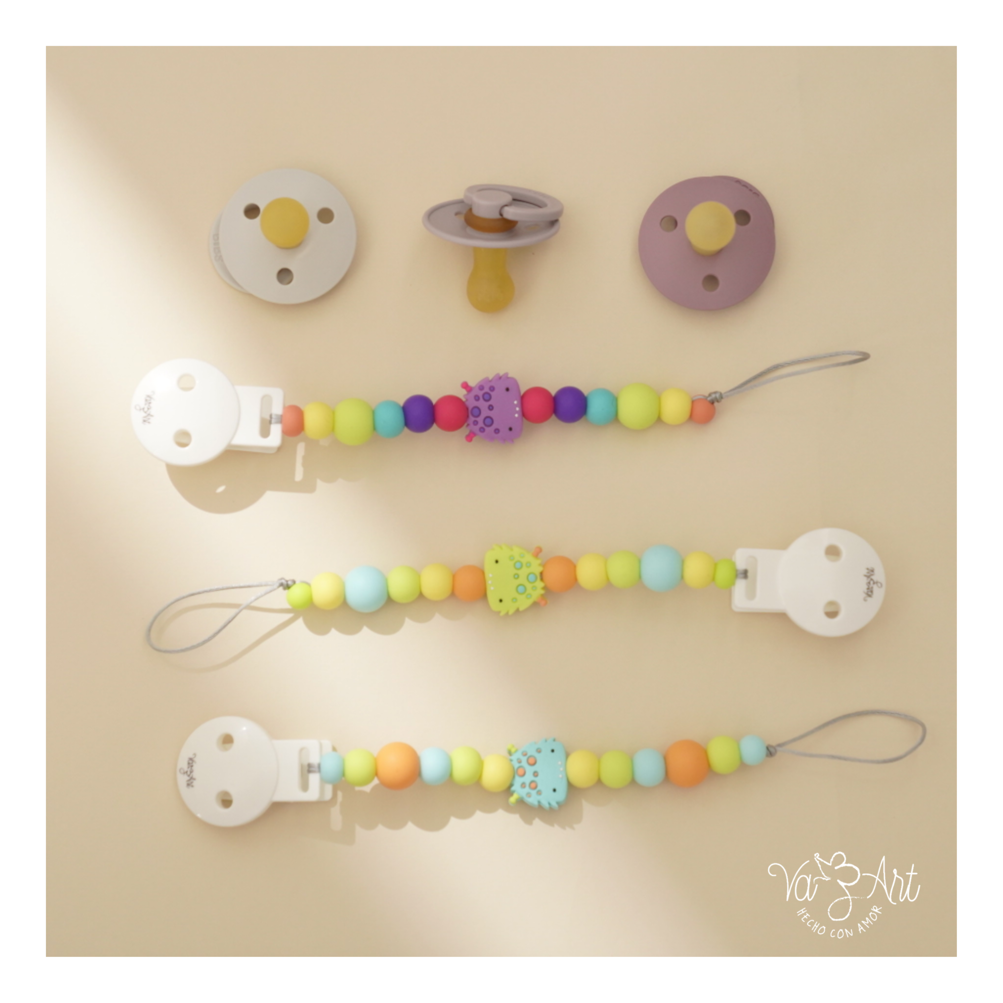 Pacifier clips