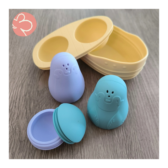 Vazart - Set de Barco y Pinguinos para el baño 3