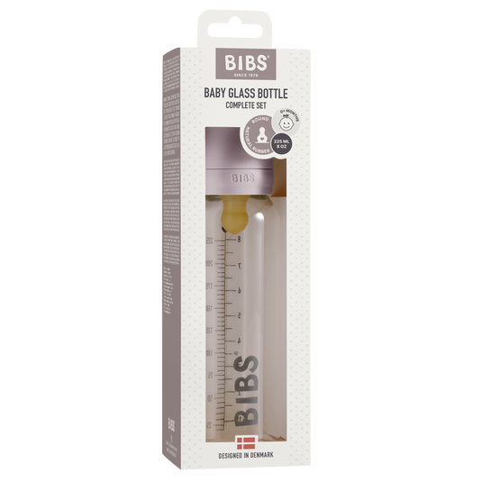 Vazart - BIBS Set de Tetero de Vidrio de 225 ml Dusky Lilac 2