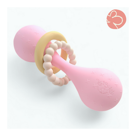 Vazart - Maraca Sensorial Rosa