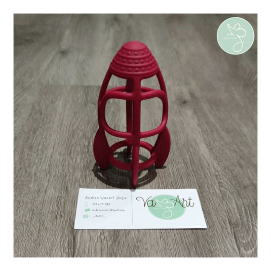 Vazart - Cohete 3D Rojo