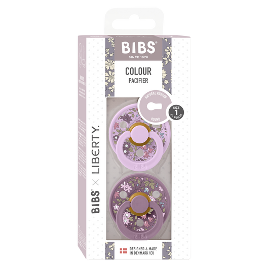 Vazart - BIBS x Liberty x 2 PACK Chamomile Lawn Violet Sky Mix 3