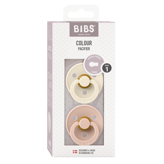 Vazart - BIBS Colour Pack X2 Ivory / Blush 2