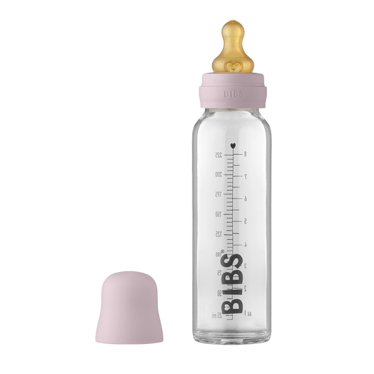 Vazart - BIBS Set de Tetero de Vidrio de 225 ml Dusky Lilac