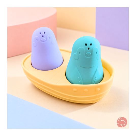 Vazart - Set de Barco y Pinguinos para el baño 4