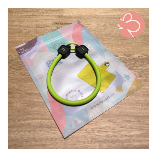 Vazart - Strap para Celular Happy face verde