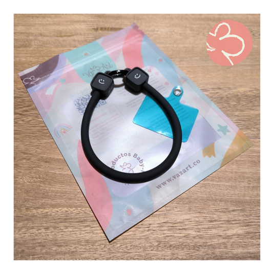 Vazart - Strap para Celular Happy face negro