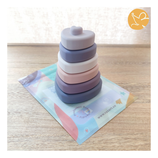 Vazart - Torre Corazón de Melón Arcoiris Violeta